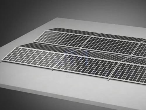 Ballasted Racking Solar Roof Mounting System